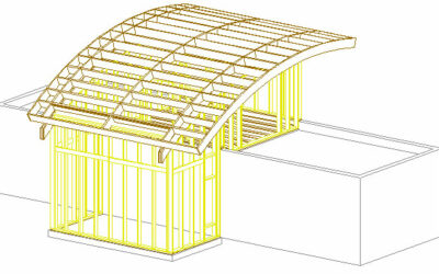 EXTENSION EN OSSATURE BOIS