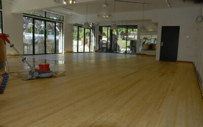 UN NOUVEAU PARQUET POUR LA BAMBOUSERAIE DE PRAFRANCE