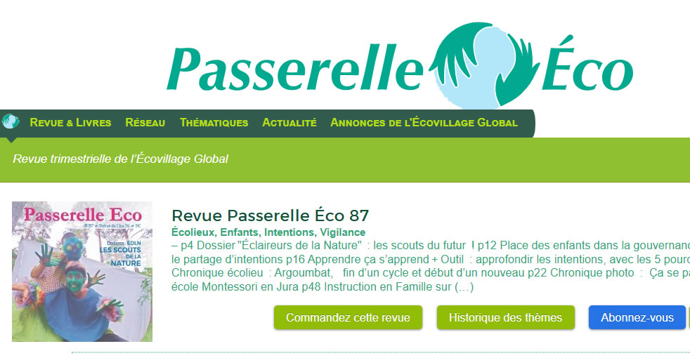 passerelle eco